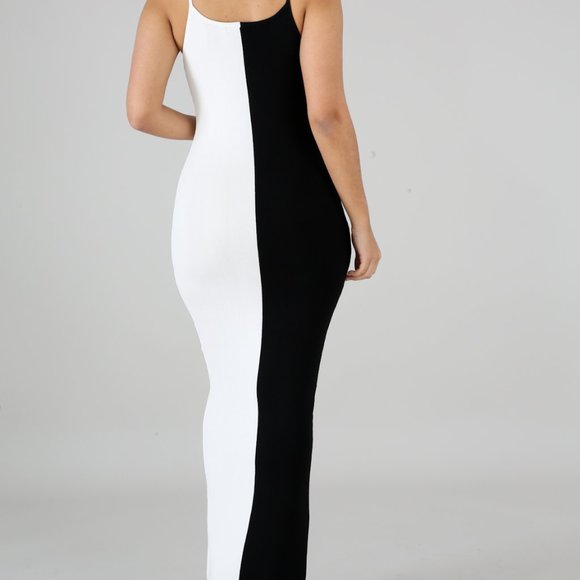 Two-tone Simplicity Dress - Picture 4 of 5